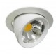 Foco orientable empotrar LED COB 30W Blanco Frío, corte 175mm